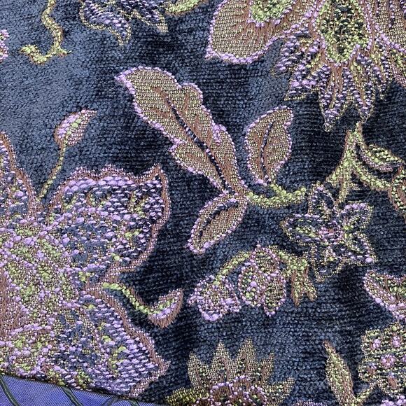 Mary Lynn O'Shea Sz M Art To Wear Handmade Floral Woven Tapestry Jacket Blazer - Picture 16 of 16